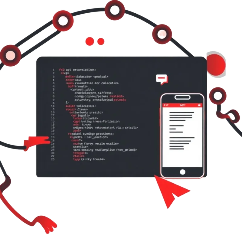 Web & Application Development illustration
